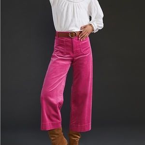 Maeve the Colette pant in pink corduroy brand new